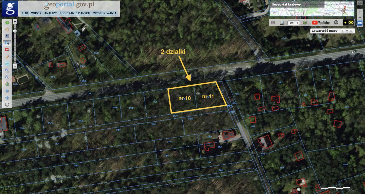 Działka rekreacyjna Kwiatkowice-Las, ul. Słoneczna