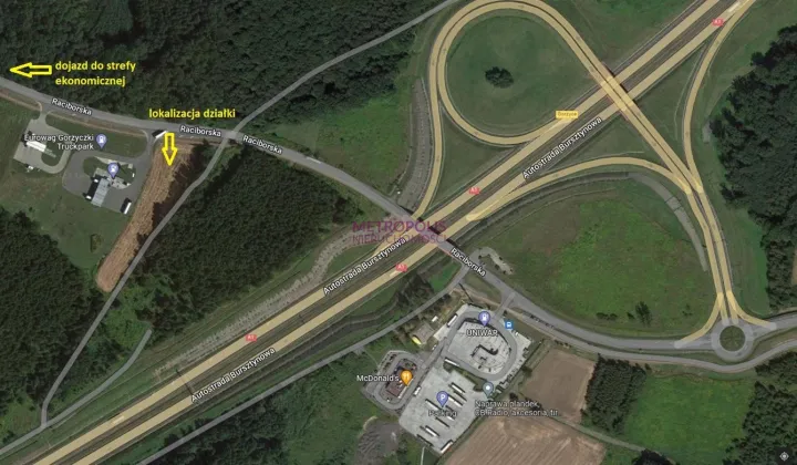 Działka inwestycyjna Gorzyczki