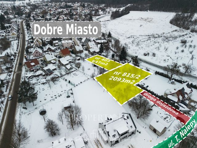 Działka rolna Dobre Miasto, ul. Tadeusza Nalepy. Zdjęcie 1