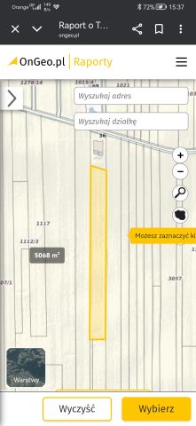 Działka rolno-budowlana Dys, ul. Południowa. Zdjęcie 2