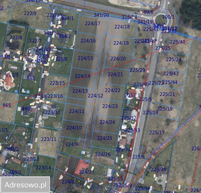 Działka budowlana Sobin, ul. Polkowicka. Zdjęcie 2