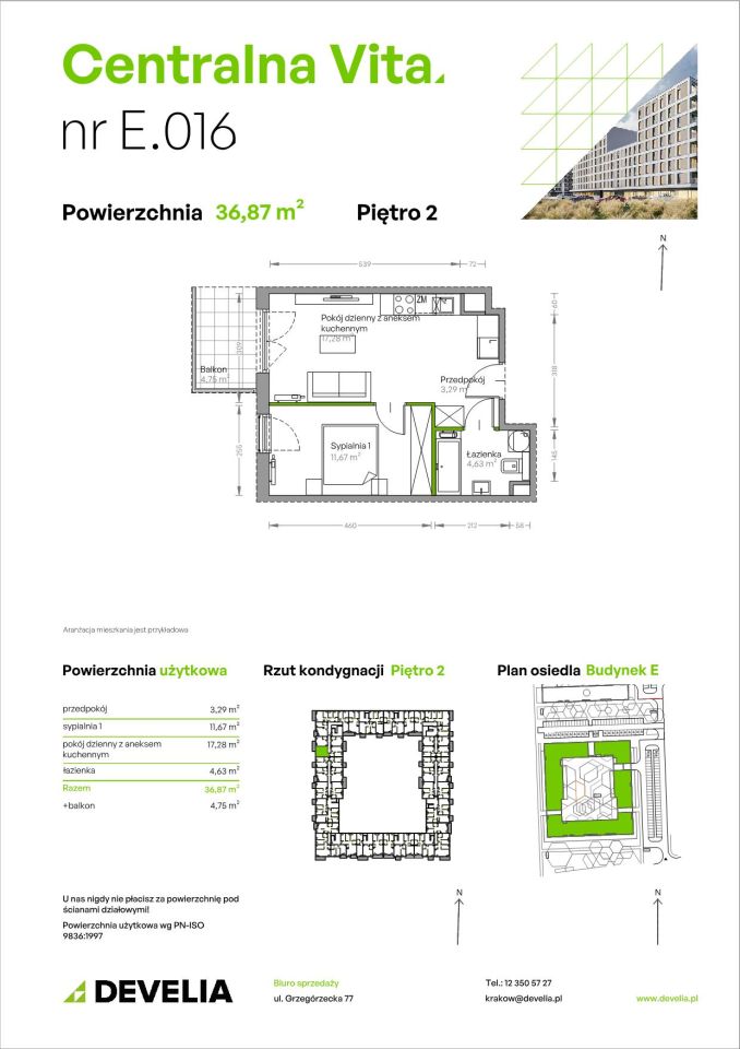 Mieszkanie 2-pokojowe Kraków Czyżyny, ul. Romana Ciesielskiego. Zdjęcie 14