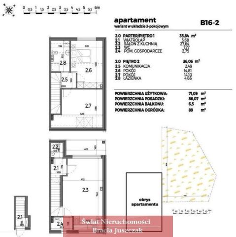 Mieszkanie 3-pokojowe Wrocław Brochów, ul. Miodowa. Zdjęcie 1