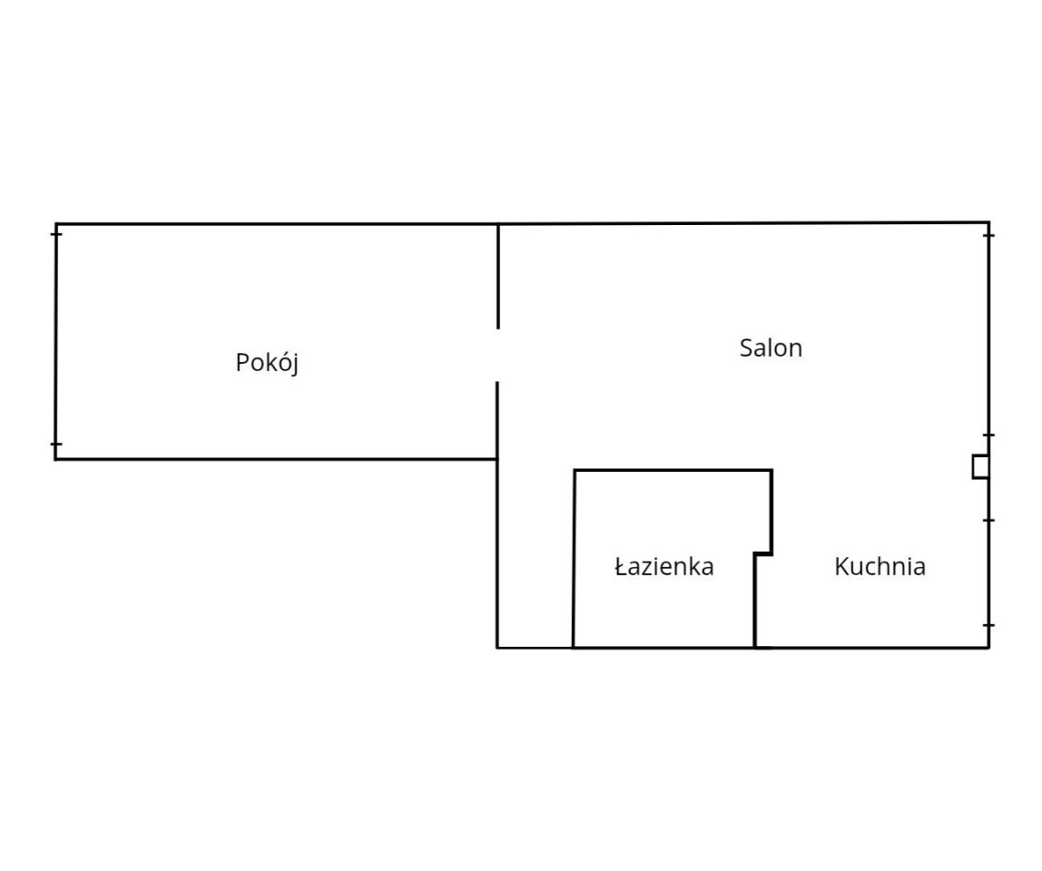 Mieszkanie 2-pokojowe Lubin, ul. Tadeusza Kościuszki. Zdjęcie 8