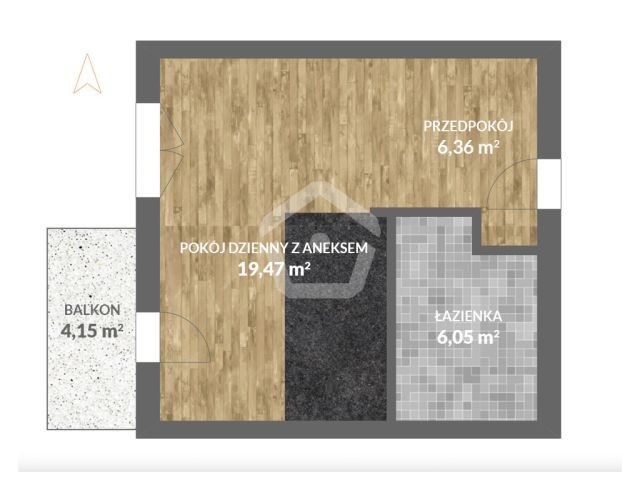 Mieszkanie 1-pokojowe Rzeszów, al. Powstańców Warszawy. Zdjęcie 1