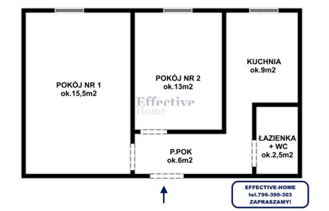 Mieszkanie 2-pokojowe Wrocław Stare Miasto, ul. Kotlarska. Zdjęcie 14