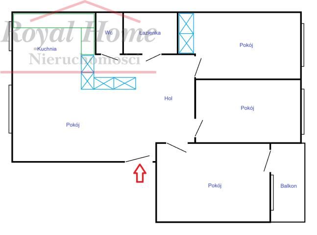 Mieszkanie 4-pokojowe Oława, ul. Jarosława Iwaszkiewicza. Zdjęcie 14
