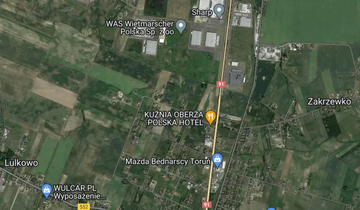 Działka budowlana Łysomice, ul. Wiejska