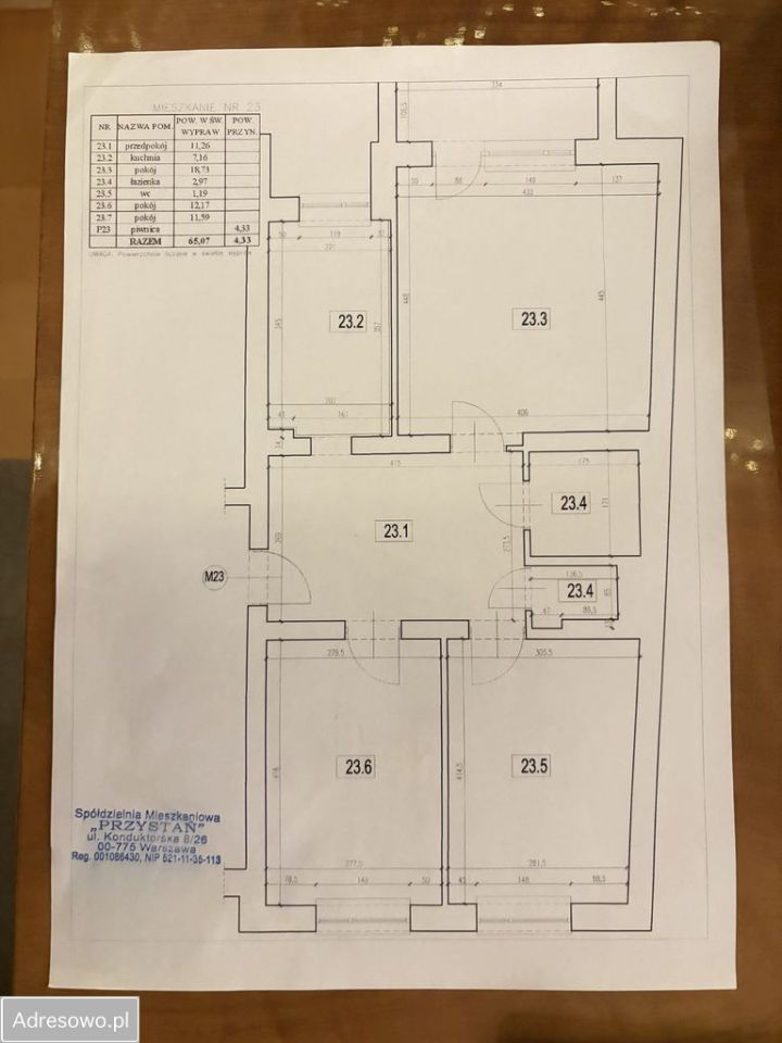 Mieszkanie 3-pokojowe Warszawa Mokotów. Zdjęcie 13