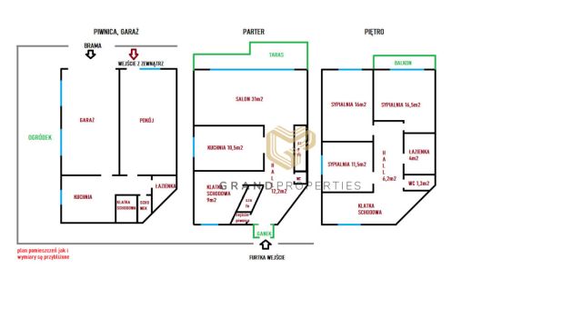 dom wolnostojący, 4 pokoje Warszawa Saska Kępa. Zdjęcie 15