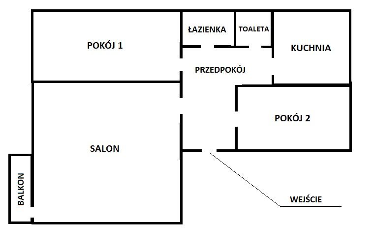 Mieszkanie 3-pokojowe Włocławek Południe , ul. Władysława Broniewskiego. Zdjęcie 12