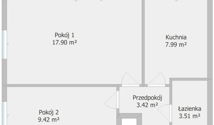 Mieszkanie 2-pokojowe Ostróda, ul. 21 Stycznia