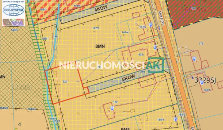 Działka budowlana Poznań Morasko, ul. Morasko