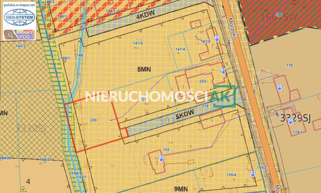 Działka budowlana Poznań Morasko, ul. Morasko. Zdjęcie 1
