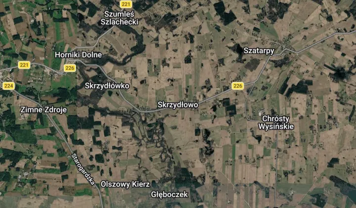Działka rolna Skrzydłowo