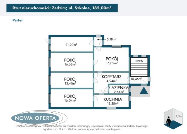 dom wolnostojący, 5 pokoi Zadzim. Zdjęcie 38