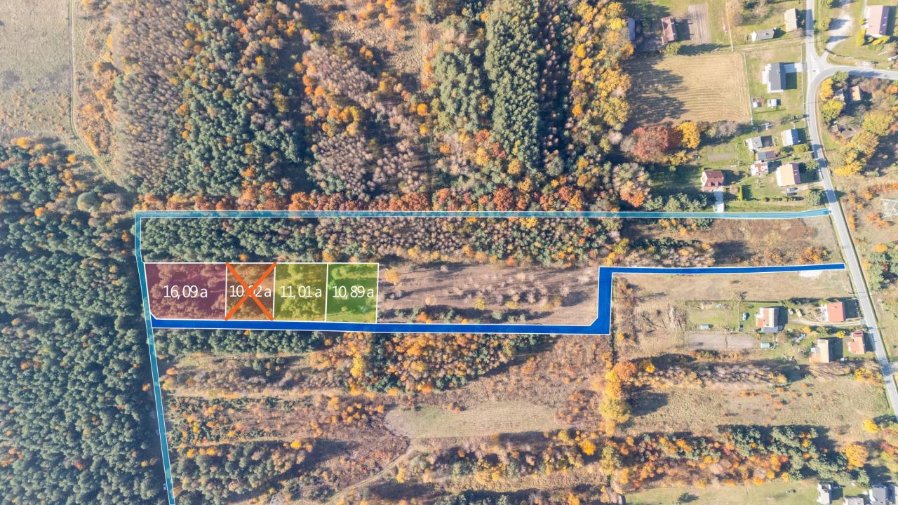 Działka budowlana Wierzchosławice Szujec. Zdjęcie 2