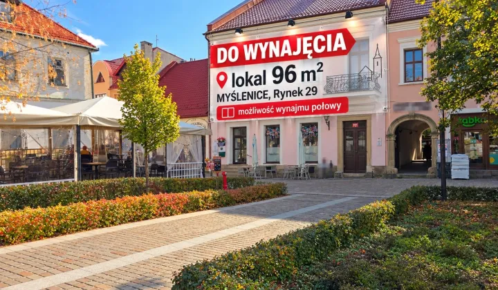 Lokal Myślenice, rynek Rynek