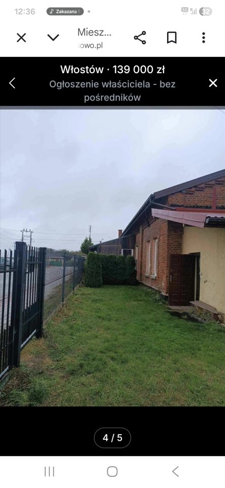 dom szeregowy, 1 pokój Włostów. Zdjęcie 2