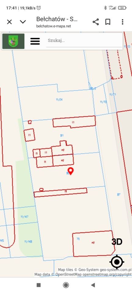 Działka inwestycyjna Bełchatów, ul. Krótka. Zdjęcie 2