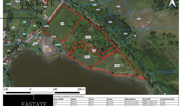 Działka inwestycyjna Martiany