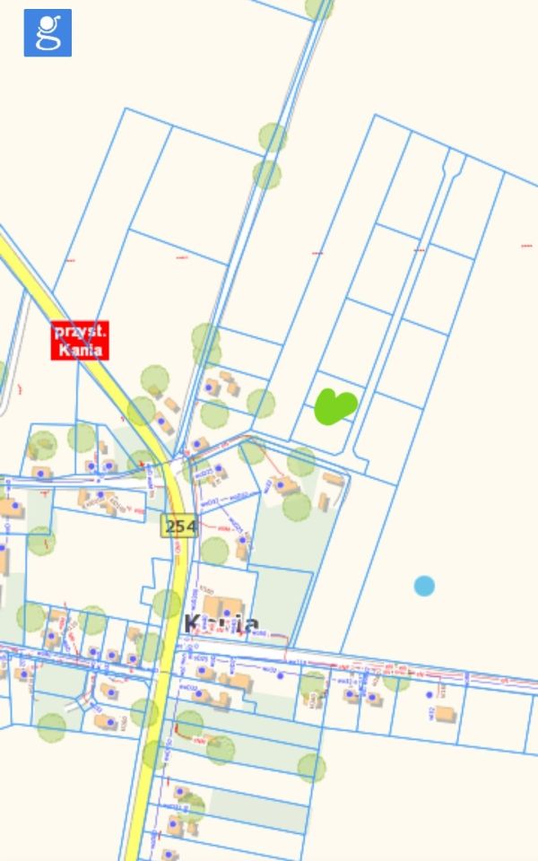 Działka budowlana Kania. Zdjęcie 4