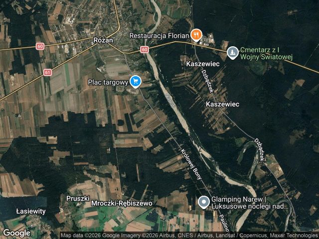 Działka rolno-budowlana Różan, ul. Królowej Bony. Zdjęcie 1