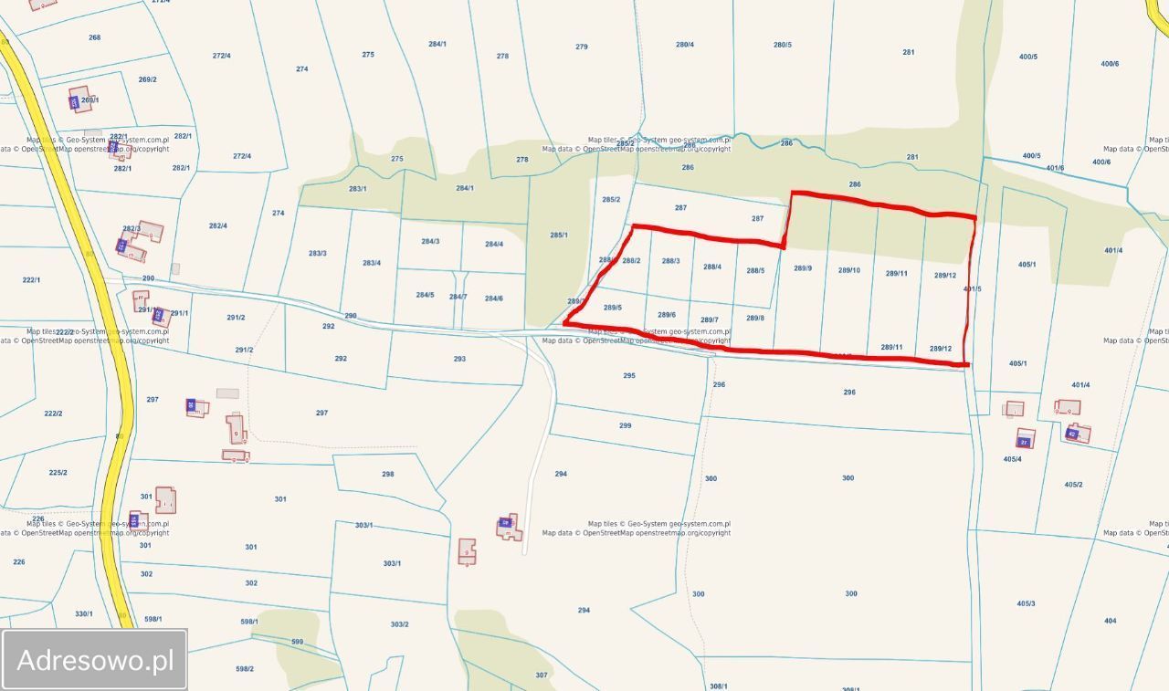 Działka inwestycyjna Grajów. Zdjęcie 2