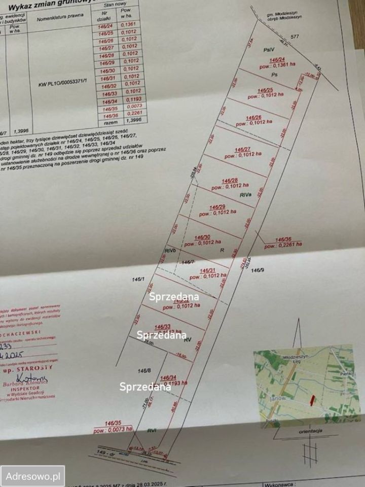 Działka budowlana Janów Ruszki. Zdjęcie 3