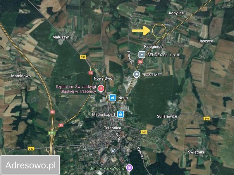 Działka budowlana Księginice, ul. Łabędzia. Zdjęcie 5