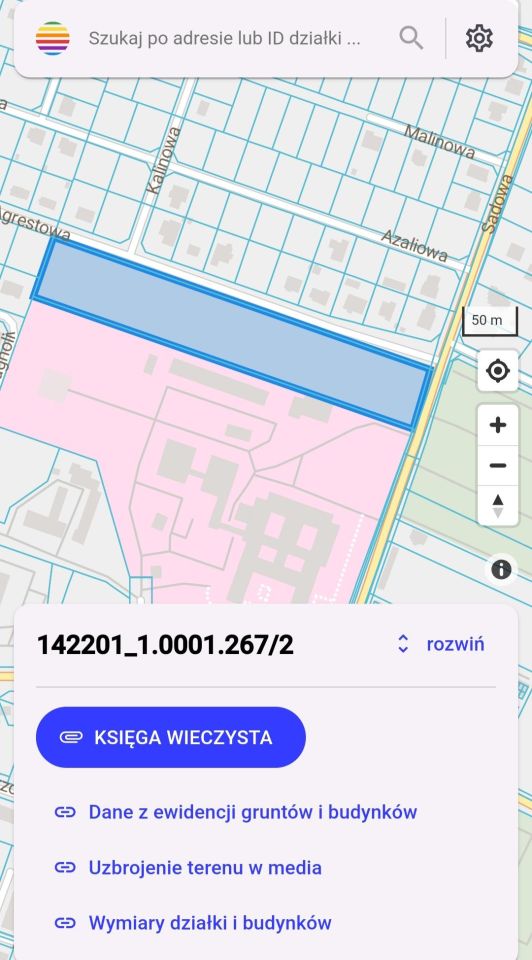 Działka inwestycyjna Przasnysz, ul. Sadowa