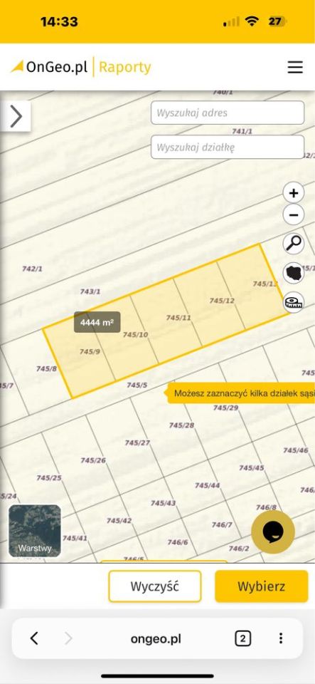 Działka budowlana Bobrowniki. Zdjęcie 2