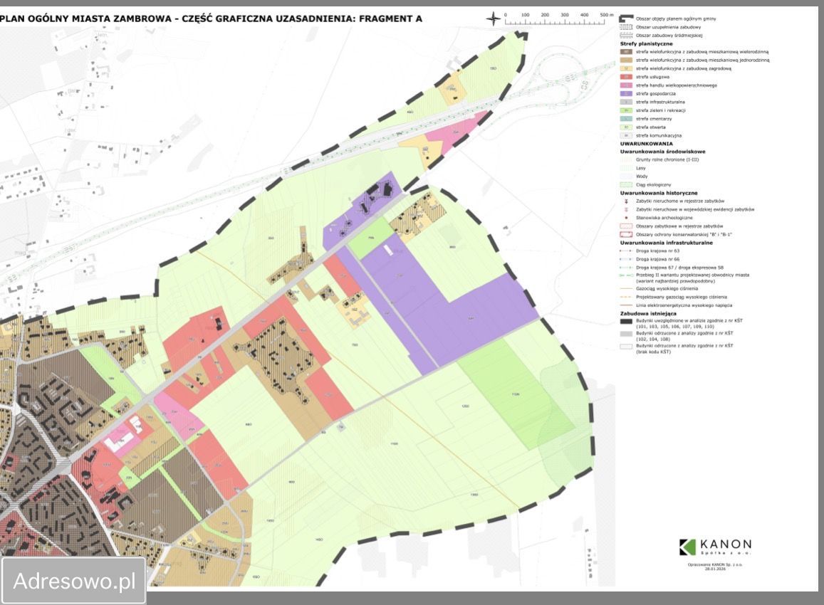 Działka inwestycyjna Zambrów. Zdjęcie 6