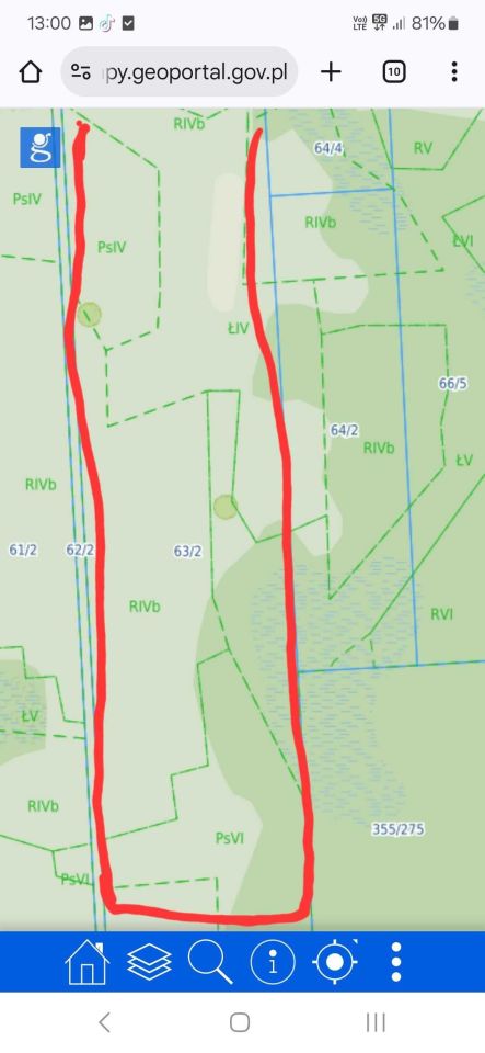 Działka rolna Kosyń. Zdjęcie 2