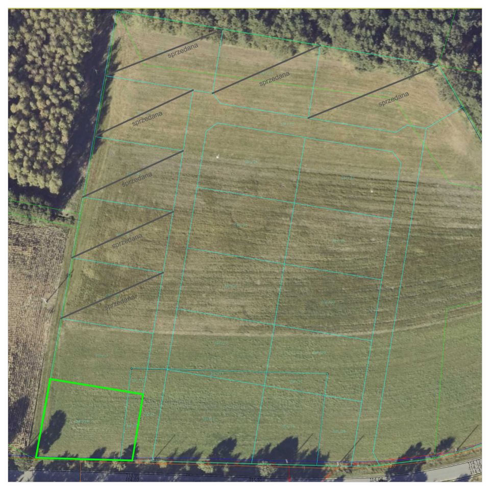 Działka rolno-budowlana Zamęty