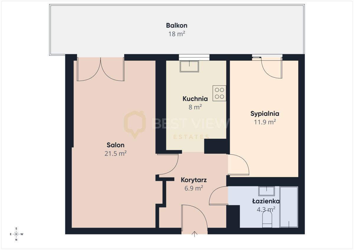 Mieszkanie 2-pokojowe Warszawa Wola, ul. Banderii. Zdjęcie 2