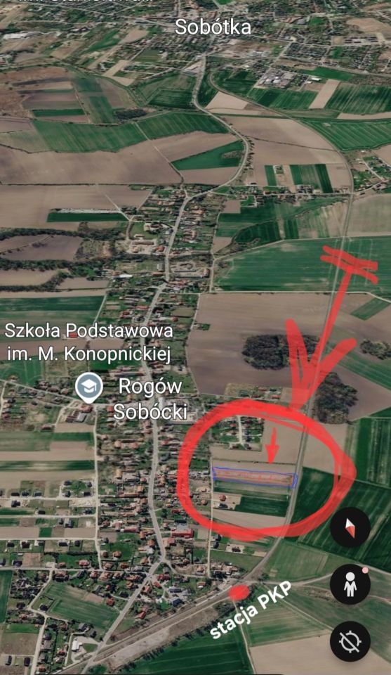 Działka budowlana Rogów Sobócki, ul. Rumiankowa. Zdjęcie 2