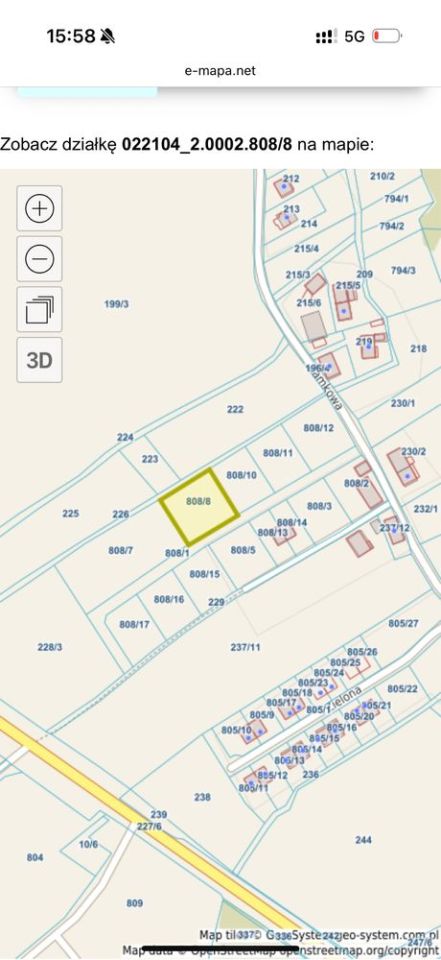 Działka budowlana Czarny Bór. Zdjęcie 3