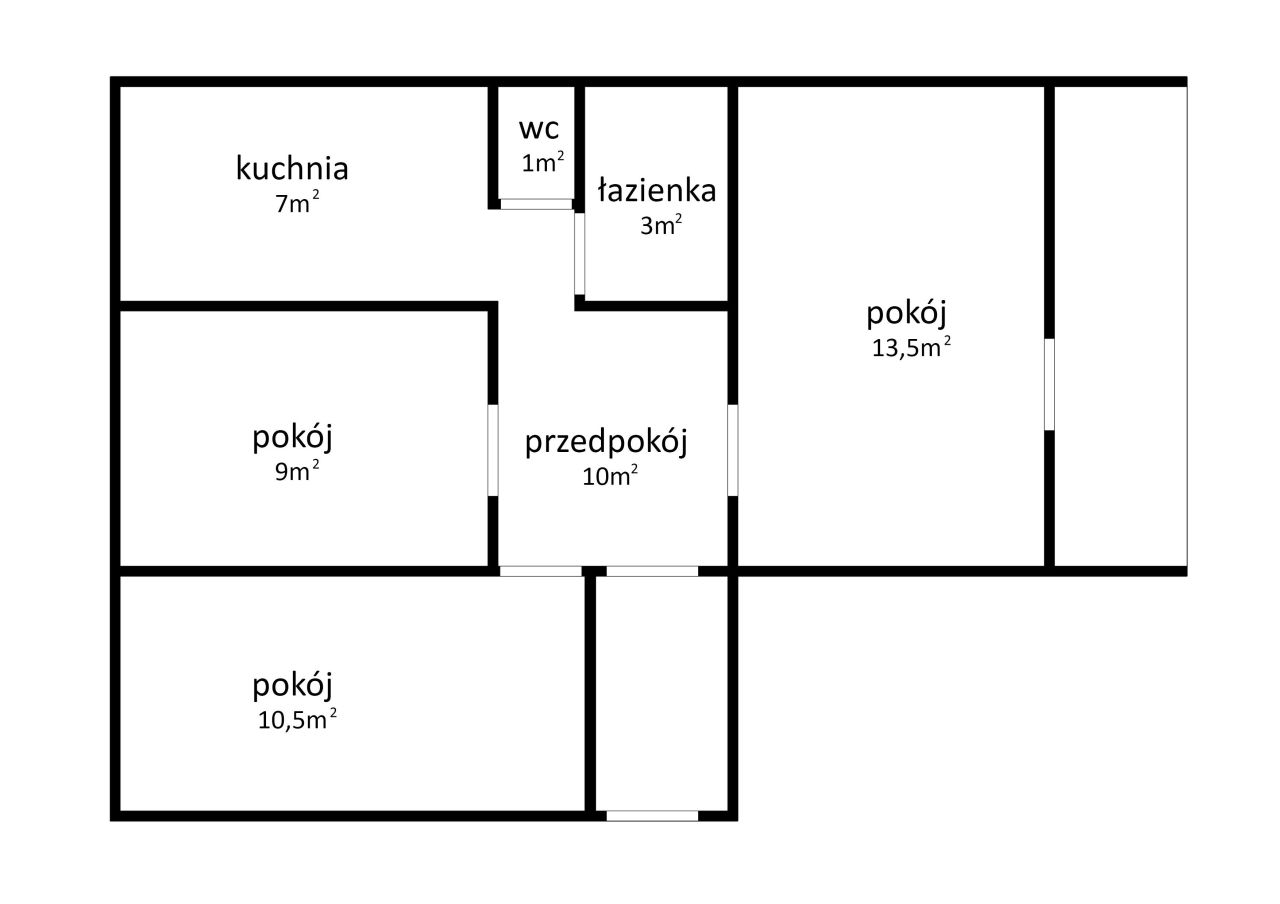 Mieszkanie 3-pokojowe Poznań Grunwald, ul. Galileusza. Zdjęcie 9