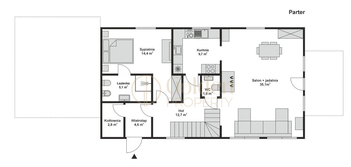 dom szeregowy, 6 pokoi Rumia, ul. Rajska. Zdjęcie 25
