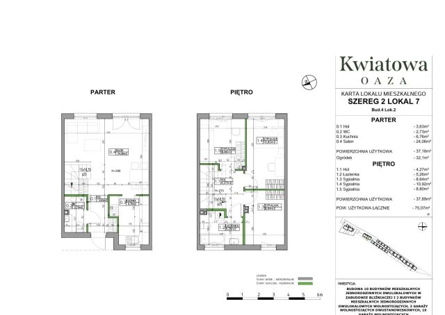 dom szeregowy, 4 pokoje Łazy, ul. Kwiatowa. Zdjęcie 4