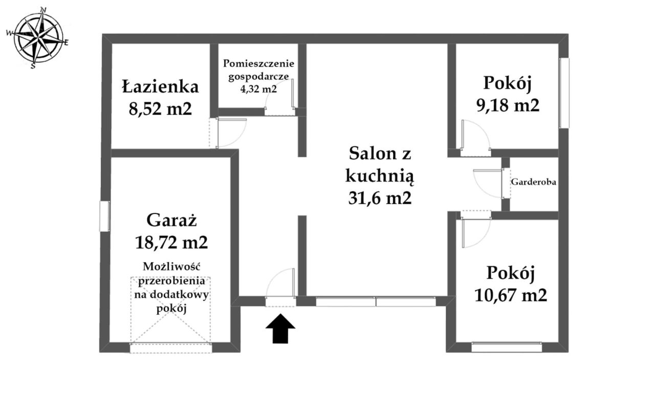dom wolnostojący, 3 pokoje Chełmża. Zdjęcie 20