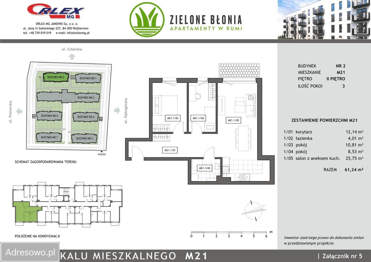 Mieszkanie 3-pokojowe Rumia, ul. Spacerowa. Zdjęcie 12