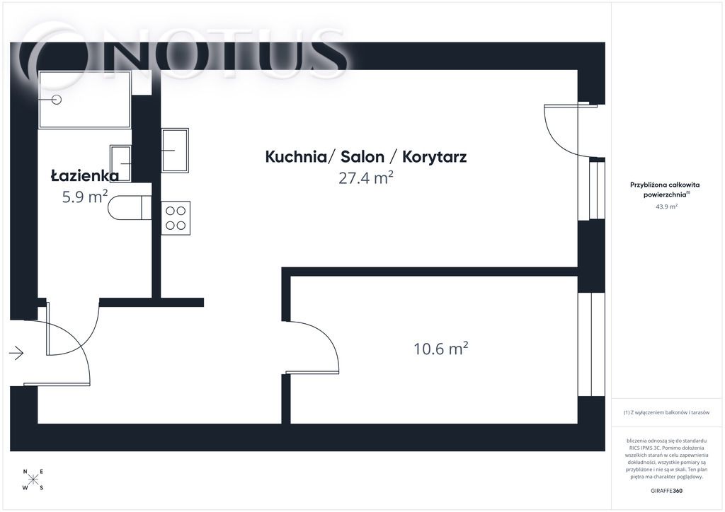 Mieszkanie 2-pokojowe Gniezno, ul. Marii Pawlikowskiej-Jasnorzewskiej. Zdjęcie 9