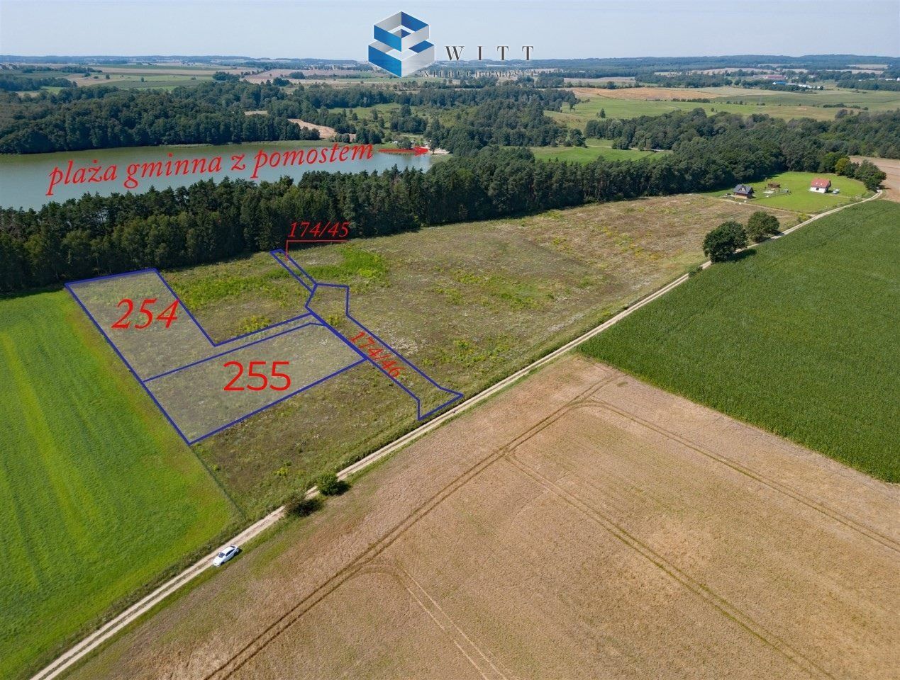 Działka budowlana Dąbrówno. Zdjęcie 1