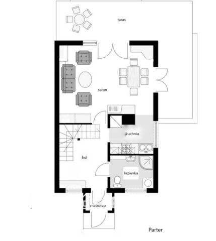 dom wolnostojący, 4 pokoje Gniezno Pustachowa, ul. Ugory. Zdjęcie 19