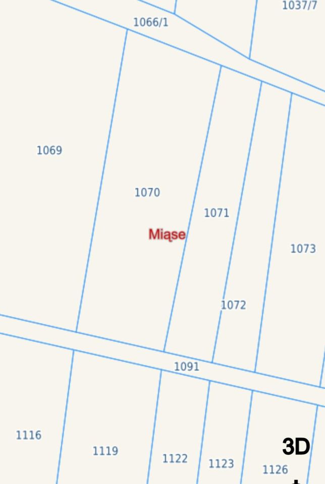 Działka budowlana Miąse, ul. Zofii Solarzowej. Zdjęcie 1