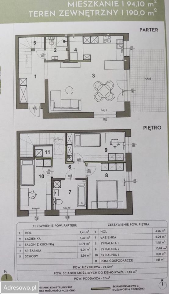 bliźniak, 4 pokoje Łódź Nowosolna, ul. Tymiankowa. Zdjęcie 2