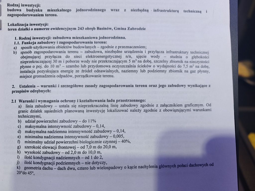 Działka budowlana Basinów. Zdjęcie 8