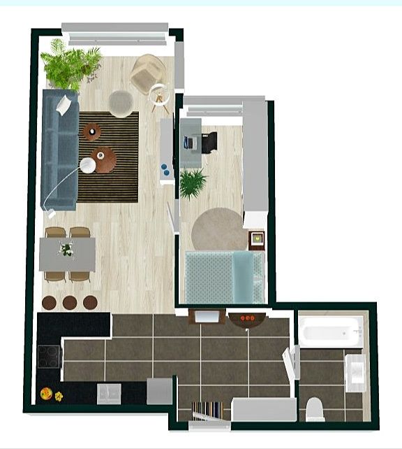 Mieszkanie 2-pokojowe Grodzisk Mazowiecki, ul. Obrońców Getta. Zdjęcie 42